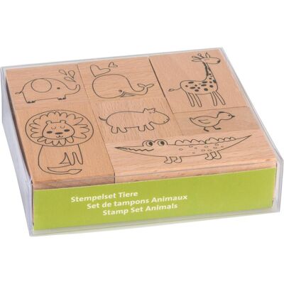 Heyda Stempelset Babytiere - Holz VE=7 Stück Heyda Stempelset Babytiere - Holz VE=7 Stück