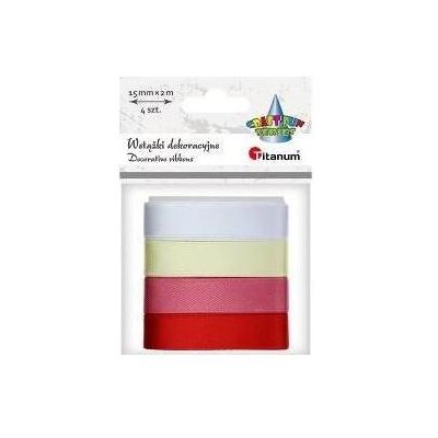 Teka Satinbänder 15mm/2m 6 Farben Teka Satinbänder 15mm/2m 6 Farben