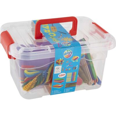Grafix Bastelbox mit Bastelmaterialien, diverse, 240-tlg. Grafix Bastelbox mit Bastelmaterialien, diverse, 240-tlg.