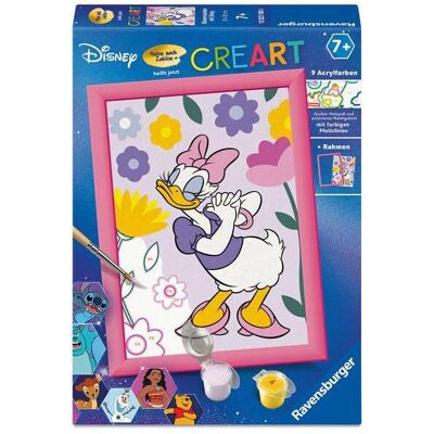 Ravensburger CreArt, Malen nach Zahlen Kinder - Disney Daisy Duck Ravensburger CreArt, Malen nach Zahlen Kinder - Disney Daisy Duck
