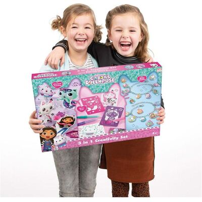 Totum Gabby's Poppenhuis - 3in1 Creativity Knutselset Totum Gabby's Poppenhuis - 3in1 Creativity Knutselset
