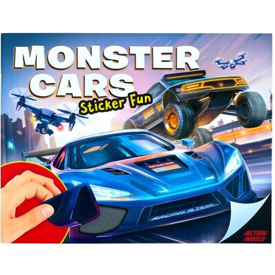 Depesche, Sticker, DINO World Action World Sticker Fun Monster Cars (200 Sticker) Depesche, Sticker, DINO World Action World Sticker Fun Monster Cars (200 Sticker)