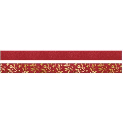 Ursus Faltstreifen Fröbelsterne 1,5x45cm VE=80 Streifen rot/gold Ursus Faltstreifen Fröbelsterne 1,5x45cm VE=80 Streifen rot/gold