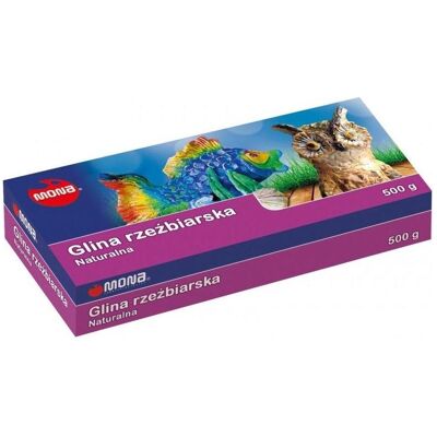 Monta, Modelliermasse, Natürlicher Modellierton 500g MONA Monta, Modelliermasse, Natürlicher Modellierton 500g MONA