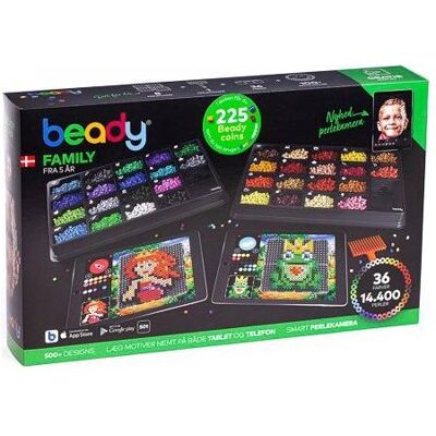 Hama Beady - Family - 14.400 beads, 8 plates & 1 scraper (390501) Hama Beady - Family - 14.400 beads, 8 plates & 1 scraper (390501)