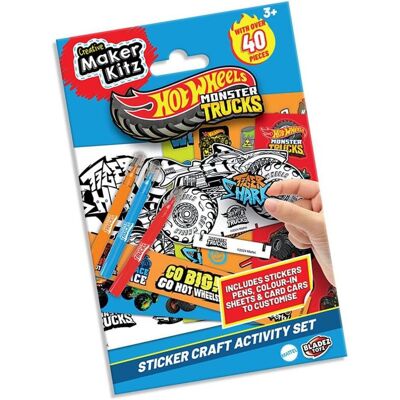 Bladez Toyz, Sticker, BLADEZ HW Monster Truck Sticker Activity set, CDU Bladez Toyz, Sticker, BLADEZ HW Monster Truck Sticker Activity set, CDU