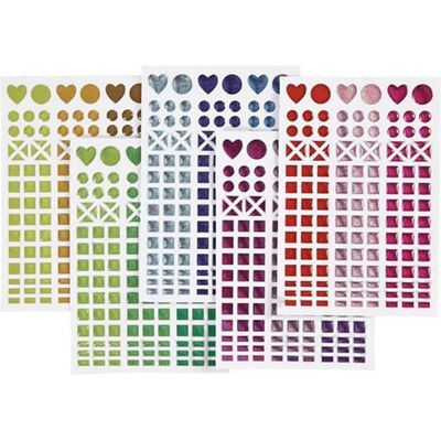 Creativ Company, Sticker, 3D-Sticker Mosaik 10 Blatt (10 Sticker) Creativ Company, Sticker, 3D-Sticker Mosaik 10 Blatt (10 Sticker)