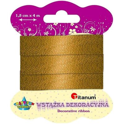 Titanum Metallisiertes Band 15 mm x 4 m Gold Titanum Metallisiertes Band 15 mm x 4 m Gold