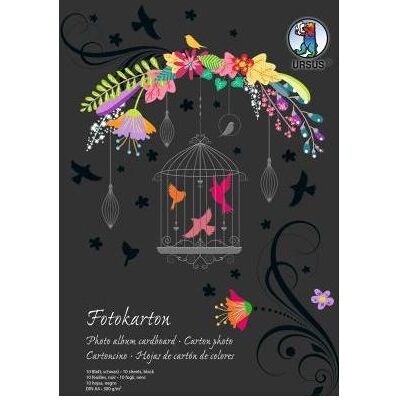 Ursus, Bastelpapier, Fotokarton-Block (300 g/m², 10x) Ursus, Bastelpapier, Fotokarton-Block (300 g/m², 10x)