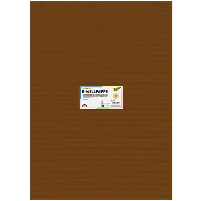 Magni, Bastelpapier, Wellpappe gerollt 50x70cm Braun (1x) Magni, Bastelpapier, Wellpappe gerollt 50x70cm Braun (1x)
