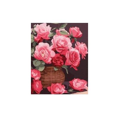 Ideyka Malen nach Zahlen - Bunte Rosen 40x50cm Ideyka Malen nach Zahlen - Bunte Rosen 40x50cm