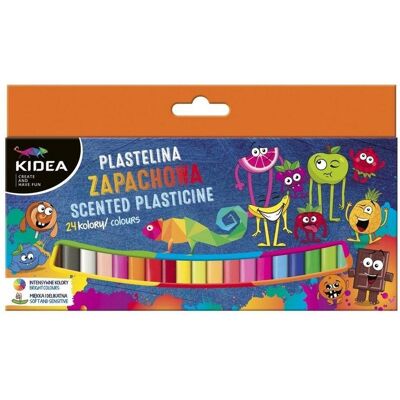 Kidea, Modelliermasse, Duftendes Plastilin 24 Farben Kidea, Modelliermasse, Duftendes Plastilin 24 Farben