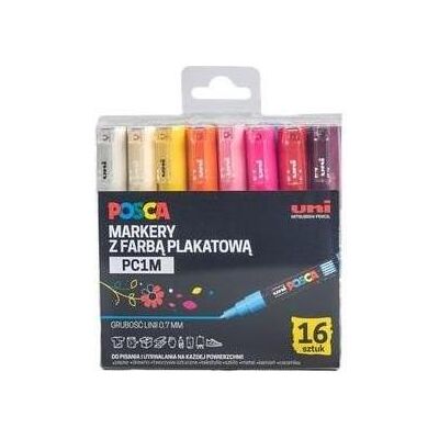 Uni-ball, Marker, Plakatmarker PC-1M 16 Farben Uni-ball, Marker, Plakatmarker PC-1M 16 Farben