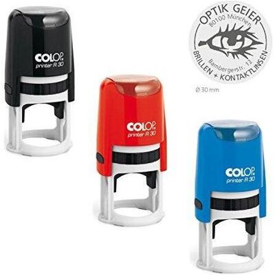 Colop, Stempel, R30-Drucker – Schwarzes Gehäuse – Farbloses Stempelkissen Colop, Stempel, R30-Drucker – Schwarzes Gehäuse – Farbloses Stempelkissen