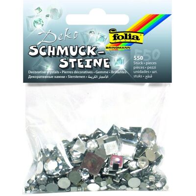 Folia Schmucksteine "Sparkling Clear", Acryl Folia Schmucksteine "Sparkling Clear", Acryl