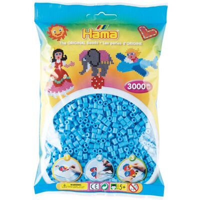 Toymax HAMA MIDI-koralikI 3000szt. niebieski pastelowy Toymax HAMA MIDI-koralikI 3000szt. niebieski pastelowy