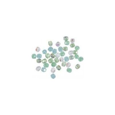 Rayher Glas Schliffperle, 4mm ø, meergrün, 100 Stück Rayher Glas Schliffperle, 4mm ø, meergrün, 100 Stück
