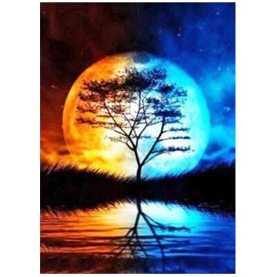 Magni Diamond Painting Vollmondnacht 40x30cm Magni Diamond Painting Vollmondnacht 40x30cm