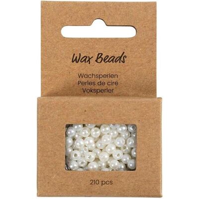 Creativ Company Perlen-Set Wachsperlen Weiss, 4 mm, Packungsgrösse: 210 Creativ Company Perlen-Set Wachsperlen Weiss, 4 mm, Packungsgrösse: 210