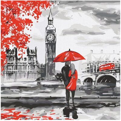 Ideyka Malen nach Zahlen - Strassen von London 50x50cm Ideyka Malen nach Zahlen - Strassen von London 50x50cm