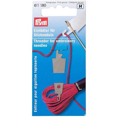 Prym Einfädler für Sticknadeln Karte, Nadel Prym Einfädler für Sticknadeln Karte, Nadel