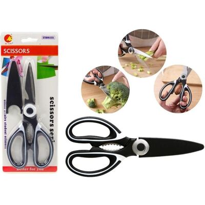 Lean Toys, Schere, Multifunktionale Küchenschere mit Kappe (20.50 cm) Lean Toys, Schere, Multifunktionale Küchenschere mit Kappe (20.50 cm)