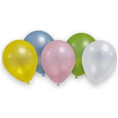 Magni Luftballons Metallic verschiedene Farben 10er (8x) Magni Luftballons Metallic verschiedene Farben 10er (8x)