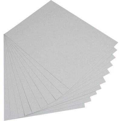 Folia, Bastelpapier, Tonpapier, (B)500 x (H)700 mm, 130 g/qm, hellgrau (130 g/m², 10x) Folia, Bastelpapier, Tonpapier, (B)500 x (H)700 mm, 130 g/qm, hellgrau (130 g/m², 10x)