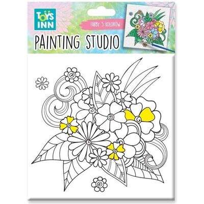 Stnux Leinwandgemälde-Set kleine Blumen Stnux Leinwandgemälde-Set kleine Blumen
