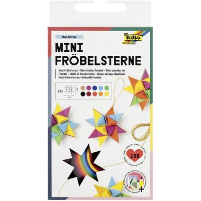 Folia, Bastelpapier, Tonzeichenpapier Faltpapierstreifen für Fröbelsterne (130 g/m², 100x) Folia, Bastelpapier, Tonzeichenpapier Faltpapierstreifen für Fröbelsterne (130 g/m², 100x)
