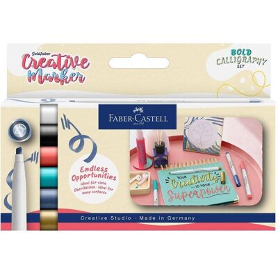 Faber-Castell, Marker, Creative Marker Gofa C (6x) Faber-Castell, Marker, Creative Marker Gofa C (6x)