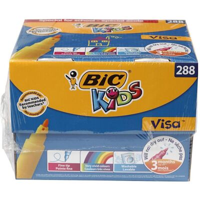 Bic, Malstifte, Kids Visa, 288st. (288x) Bic, Malstifte, Kids Visa, 288st. (288x)
