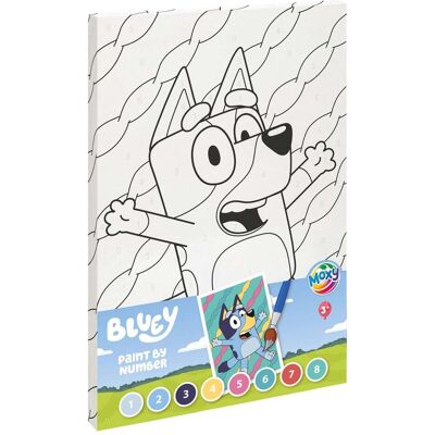 Deknudt Bluey Malen nach Zahlen Leinwand – 29,7 x 19,5 cm Deknudt Bluey Malen nach Zahlen Leinwand – 29,7 x 19,5 cm