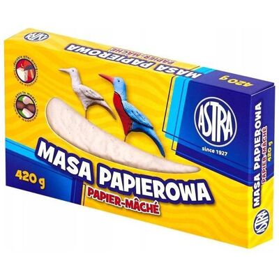Astra, Modelliermasse, Papierzellstoff 420g Astra, Modelliermasse, Papierzellstoff 420g