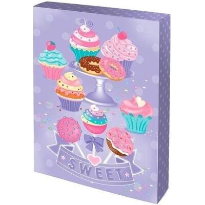 Box Candiy Kunstset Aquarell-Muffins Box Candiy Kunstset Aquarell-Muffins