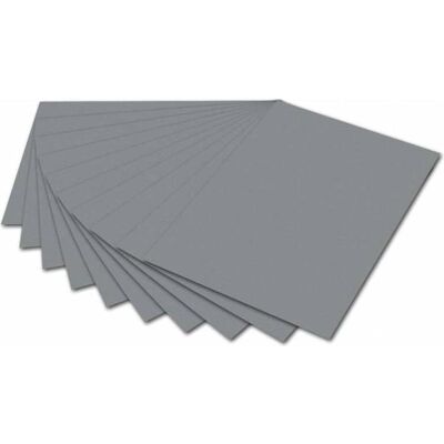 Folia, Bastelpapier, Tonpapier, DIN A4, 130 g/qm, steingrau (130 g/m², 100x) Folia, Bastelpapier, Tonpapier, DIN A4, 130 g/qm, steingrau (130 g/m², 100x)