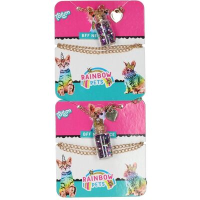 Grafix Rainbow Pets BFF Halsketten - 2 Stück. Grafix Rainbow Pets BFF Halsketten - 2 Stück.