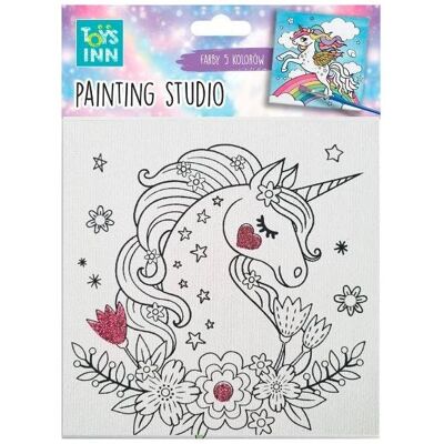 Stnux Leinwand Einhorn Blumen Malset Stnux Leinwand Einhorn Blumen Malset
