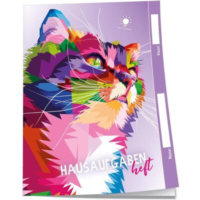 Magni, Heft + Block, Trötsch Hausaufgabenheft für Schlaue Color Cat: Schulplaner Hausaufgabenheft Timer Terminkalender (A5, Harter Einband) Magni, Heft + Block, Trötsch Hausaufgabenheft für Schlaue Color Cat: Schulplaner Hausaufgabenheft Timer Terminkalender (A5, Harter Einband)