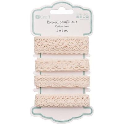 DP Craft DPCRAFT Baumwollschnürsenkel 4 x 1 m Antikbeiger Dalprint, Nähzubehör, Beige DP Craft DPCRAFT Baumwollschnürsenkel 4 x 1 m Antikbeiger Dalprint, Nähzubehör, Beige