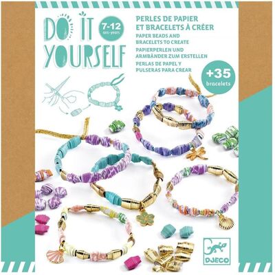 Djeco DIY - Papierperlen und Armbänder golden Djeco DIY - Papierperlen und Armbänder golden