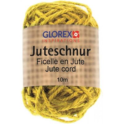 Glorex Juteschnur 10m gelb, Garn + Wolle, Gelb Glorex Juteschnur 10m gelb, Garn + Wolle, Gelb