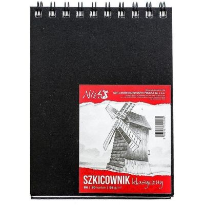 Koh-i-Noor, Heft + Block, Skizzenbuch B6/80K 98g Spirale (B6, Blanko, Harter Einband) Koh-i-Noor, Heft + Block, Skizzenbuch B6/80K 98g Spirale (B6, Blanko, Harter Einband)