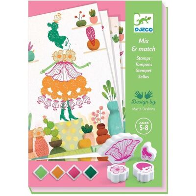 Djeco, Stempel, Stempel Blumenmädchen Djeco, Stempel, Stempel Blumenmädchen