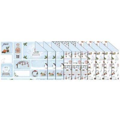 Ursus Winter Bastelpapier - 300g/m² 49,5x68cm VE=10 Bögen 3 Motive Ursus Winter Bastelpapier - 300g/m² 49,5x68cm VE=10 Bögen 3 Motive