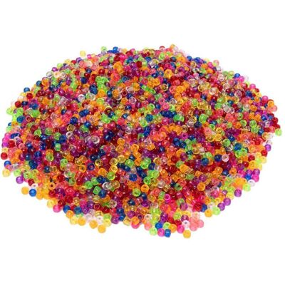 Colorations Pony-Perlen - Multi Farben - 4x6mm - 500g Colorations Pony-Perlen - Multi Farben - 4x6mm - 500g