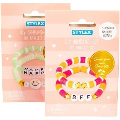 Stylex Bastelset Armband, 2 Motive Armbandset zum selbstgestalten Stylex Bastelset Armband, 2 Motive Armbandset zum selbstgestalten