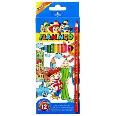 Titanum, Malstifte, Sechseckige Junior-Buntstifte, 12 Farben (12x) Titanum, Malstifte, Sechseckige Junior-Buntstifte, 12 Farben (12x)