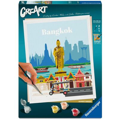 Ravensburger CreArt - Malen nach Zahlen - Buntes Bangkok Ravensburger CreArt - Malen nach Zahlen - Buntes Bangkok