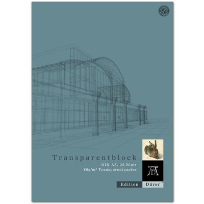 Staufen, Bastelpapier, Transparentpapierblock, DIN A3, 80 g/qm, 20 Blatt (80 g/m², 1x) Staufen, Bastelpapier, Transparentpapierblock, DIN A3, 80 g/qm, 20 Blatt (80 g/m², 1x)